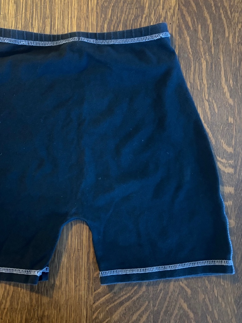 John Galt CA california womens XS small black high waist cotton bike shorts - Picture 2 of 2